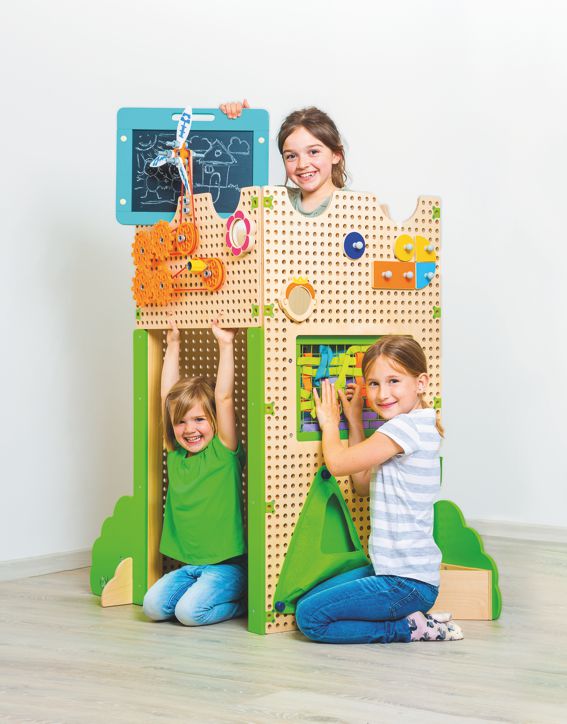 PLUG it Activity Spielhaus Set 135 Teile